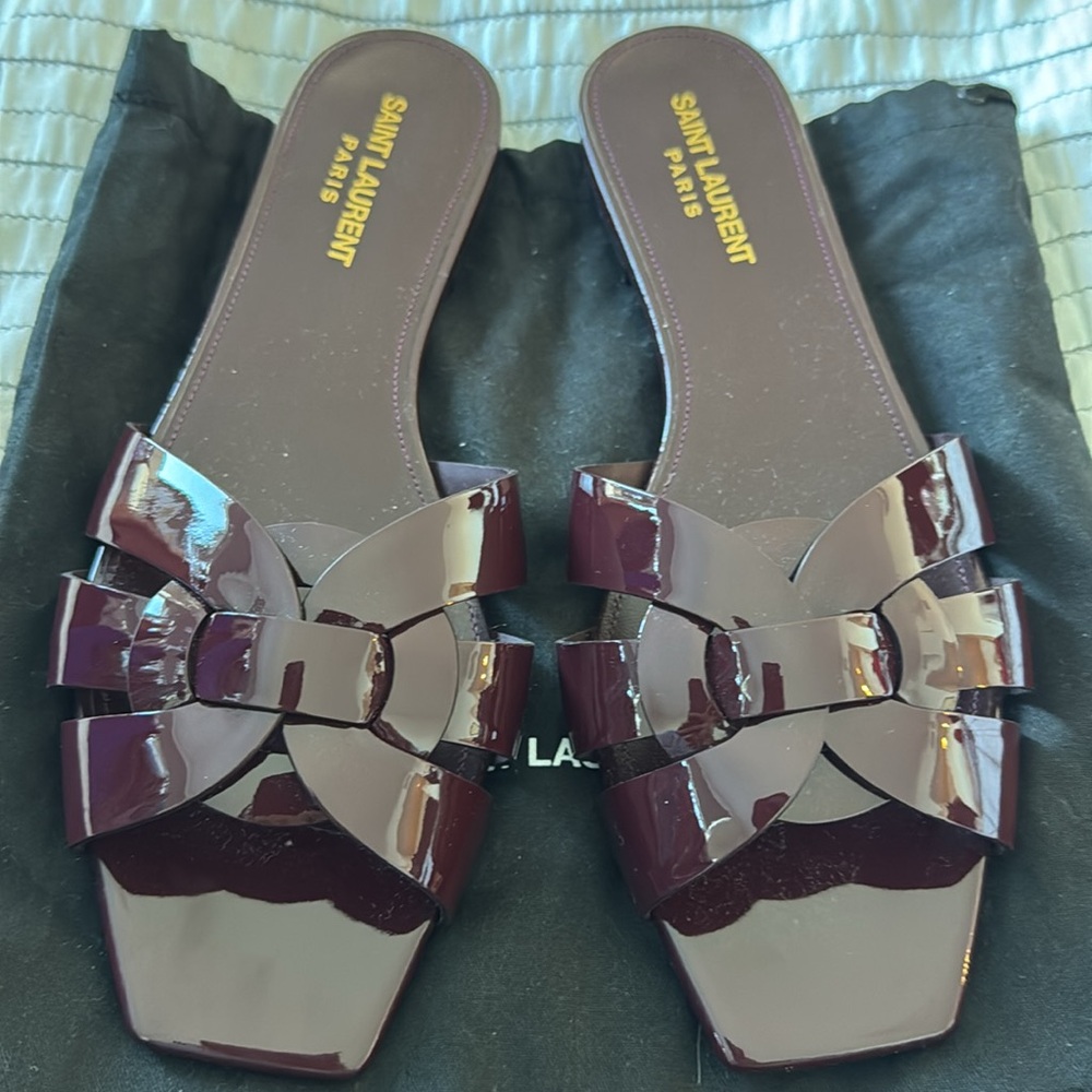 YSL Tribute flat sandal
